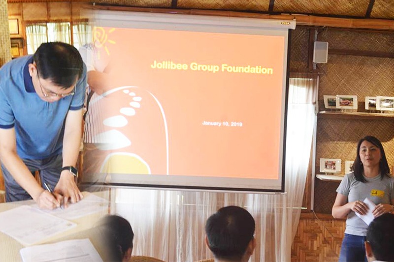 Collaboration between Jollibee Group Foundation and Don Bosco -One TVET Philippines at LMAC MPC at Pinamungahan Cebu City