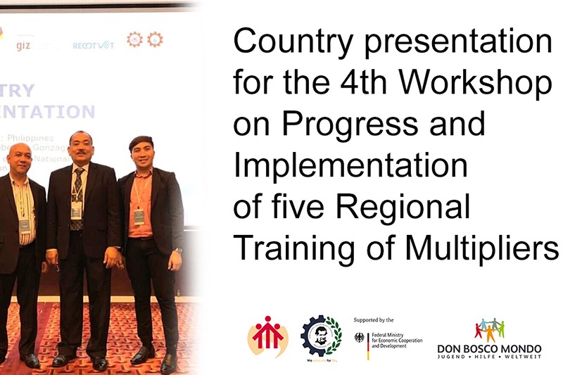 Country presentation for the 4th Workshop on Progress and Implementation of five Regional Training of Multipliers I